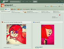 Tablet Screenshot of goingunder9.deviantart.com