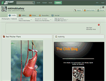Tablet Screenshot of eskimoblueboy.deviantart.com