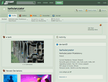Tablet Screenshot of karbularyzator.deviantart.com