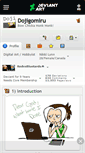 Mobile Screenshot of dojigomiru.deviantart.com