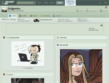 Tablet Screenshot of dojigomiru.deviantart.com