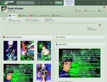 Tablet Screenshot of dodo-windam.deviantart.com