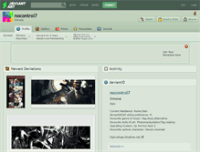 Tablet Screenshot of nocontrol7.deviantart.com