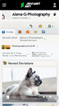Mobile Screenshot of alena-g-photography.deviantart.com