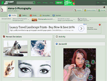 Tablet Screenshot of alena-g-photography.deviantart.com