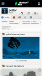 Mobile Screenshot of pettor.deviantart.com