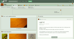 Desktop Screenshot of feiy.deviantart.com