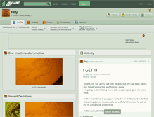 Tablet Screenshot of feiy.deviantart.com