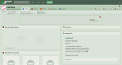 Desktop Screenshot of lilacsoul.deviantart.com