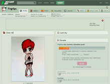 Tablet Screenshot of fngrtps.deviantart.com