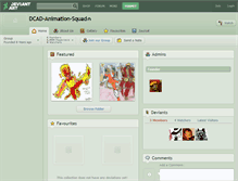 Tablet Screenshot of dcad-animation-squad.deviantart.com