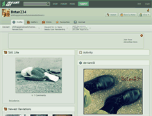Tablet Screenshot of botan234.deviantart.com