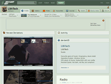 Tablet Screenshot of lithtech.deviantart.com