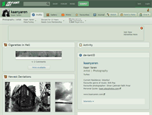 Tablet Screenshot of kaanyaren.deviantart.com