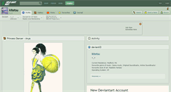 Desktop Screenshot of kitetsu.deviantart.com