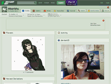Tablet Screenshot of misorishu.deviantart.com