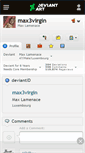 Mobile Screenshot of max3virgin.deviantart.com