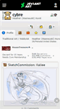 Mobile Screenshot of cybre.deviantart.com