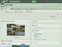 Tablet Screenshot of i-love-chopin.deviantart.com