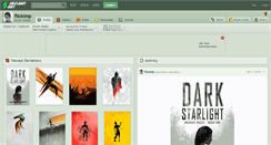 Desktop Screenshot of flickimp.deviantart.com
