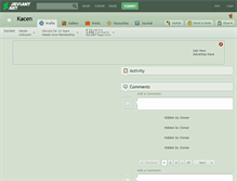 Tablet Screenshot of kacen.deviantart.com