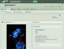 Tablet Screenshot of katievengeance.deviantart.com