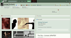 Desktop Screenshot of echoing-the-sound.deviantart.com