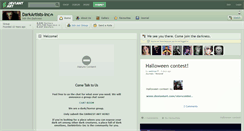 Desktop Screenshot of darkartists-inc.deviantart.com