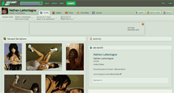 Desktop Screenshot of nathan-lamontagne.deviantart.com