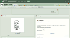 Desktop Screenshot of cats-and-anime.deviantart.com