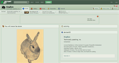 Desktop Screenshot of kradion.deviantart.com