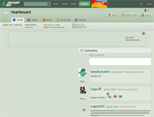 Tablet Screenshot of heartlessart.deviantart.com