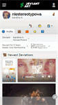 Mobile Screenshot of niestereotypowa.deviantart.com