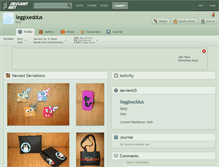 Tablet Screenshot of leggixeddus.deviantart.com