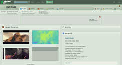 Desktop Screenshot of matt-hodz.deviantart.com