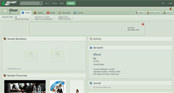 Desktop Screenshot of elhom.deviantart.com