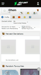 Mobile Screenshot of elhom.deviantart.com