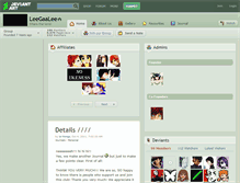 Tablet Screenshot of leegaalee.deviantart.com