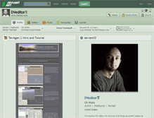 Tablet Screenshot of dveditor.deviantart.com