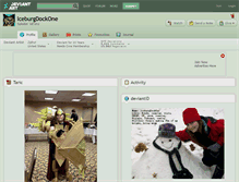 Tablet Screenshot of iceburgdockone.deviantart.com