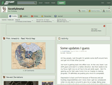Tablet Screenshot of ilovefullmetal.deviantart.com