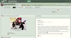 Desktop Screenshot of laurafrazercosplay.deviantart.com