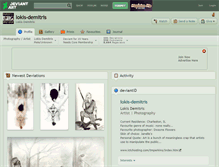 Tablet Screenshot of lokis-demitris.deviantart.com