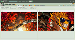 Desktop Screenshot of goldentigerdragon.deviantart.com