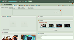 Desktop Screenshot of littlewhitebull.deviantart.com
