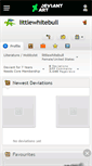 Mobile Screenshot of littlewhitebull.deviantart.com