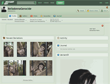 Tablet Screenshot of belladonnagenocide.deviantart.com