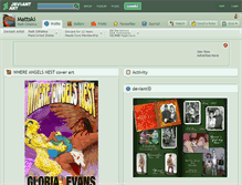 Tablet Screenshot of mattski.deviantart.com
