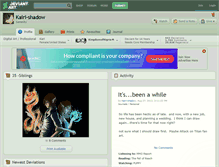 Tablet Screenshot of kairi-shadow.deviantart.com