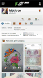 Mobile Screenshot of fddcitron.deviantart.com
